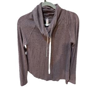gilligan o'malley Lounge Top Cowl Neck Gray Long Sleeved XS Target
